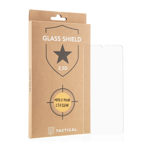 Tactical Glass Shield 2.5D för Motorola Moto E7 Power/E7i Power - Klar