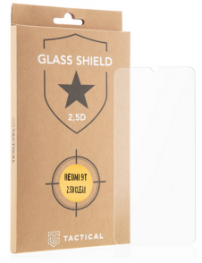 Tactical Glass Shield 2.5D för Xiaomi Redmi 9T - Klar
