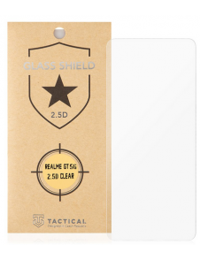 Tactical Glass Shield 2.5D för Realme GT 5G - Klar