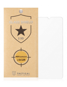 Tactical Glass Shield 2.5D för Motorola Moto E30/E40 - Klar