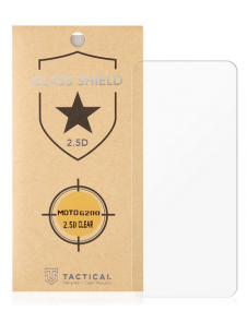 Tactical Glass Shield 2.5D för Motorola Moto G200 - Genomskinlig