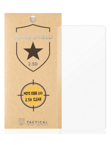 Tactical Glass Shield 2.5D för Motorola Moto Edge 20 - Klar