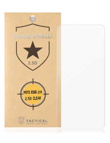 Tactical Glass Shield 2.5D för Motorola Moto Edge 20 - Klar