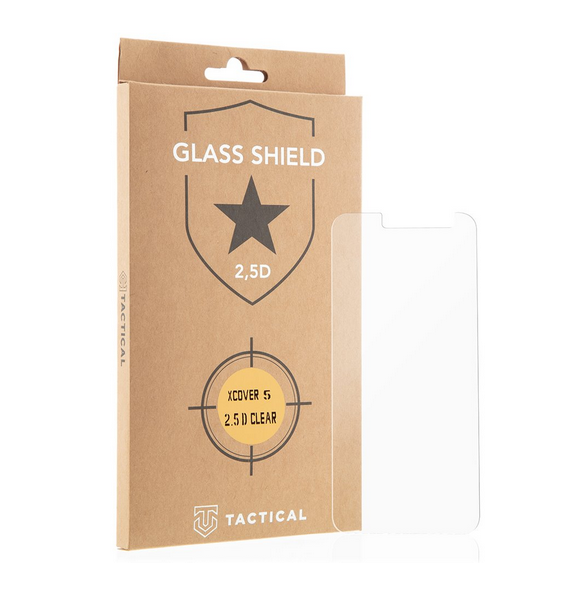 Tactical Glass Shield 2.5D Samsung Galaxy Xcover 5 - Klar