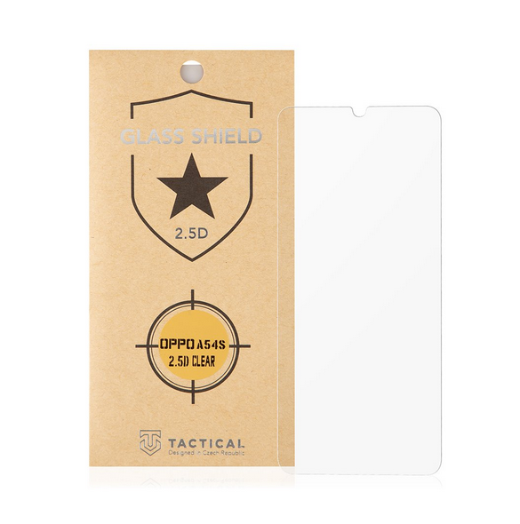 Tactical Glass Shield 2.5D 0.15mm för Oppo A54s - Klar