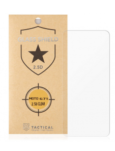 Tactical Glass Shield 2,5D 0,15 mm för Motorola Moto G71 - Klar