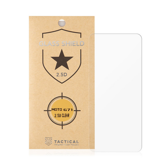 Tactical Glass Shield 2,5D 0,15 mm för Motorola Moto G71 - Klar