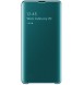 Samsung Clear View Stående Cover med Intelligent Display för Samsung Galaxy S10 Plus - Grön EF-ZG975CGE