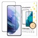 Wozinsky super hållbart hellim härdat glas helskärm med ram Fodral Friendly Samsung Galaxy S22 - Svart