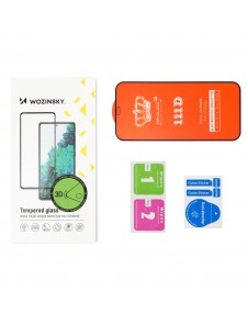 Wozinsky super hållbart hellim härdat glas helskärm med ram Fodral Friendly Samsung Galaxy S22 Plus - Svart