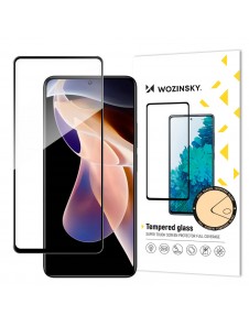 Wozinsky supertuff hellim härdat glas helskärm med ramfodral vänlig Xiaomi Redmi Note 11 Pro Plus / 11 Pro - Svart