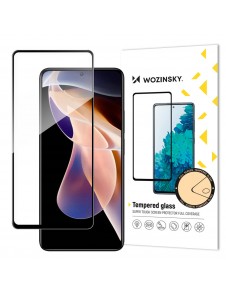 Wozinsky supertuff hellim härdat glas helskärm med ramfodral vänlig Xiaomi Redmi Note 11 Pro Plus / 11 Pro - Svart