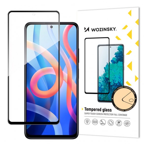 Wozinsky supertuff hellim härdat glas helskärm med ramfodral vänlig Xiaomi Redmi Note 11(KINA) - Svart