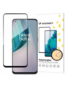 Wozinsky supertuff hellim härdat glas helskärm med ramfodral vänlig OnePlus Nord N10 5G - Svart