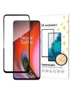 Wozinsky supertuff hellim härdat glas helskärm med ramfodral vänlig OnePlus Nord 2 5G - Svart