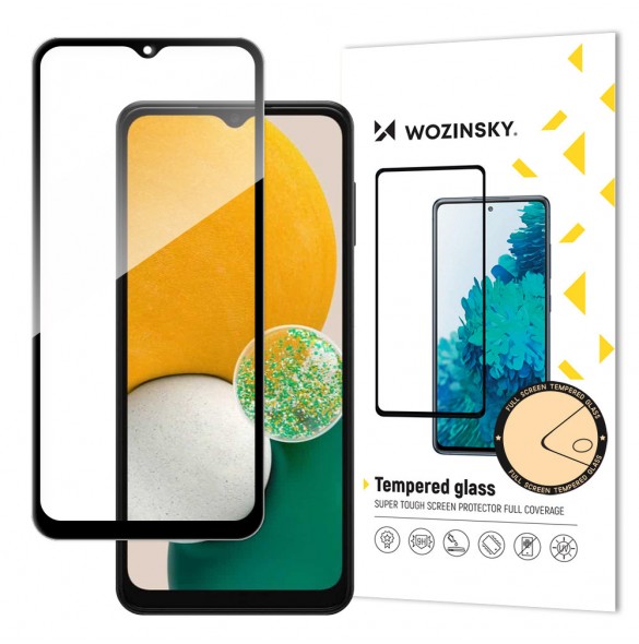 Wozinsky supertuff hellim härdat glas helskärm med ramfodral vänlig Samsung Galaxy A13 5G - Svart