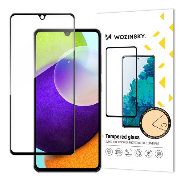 Wozinsky supertuff hellim härdat glas helskärm med ramfodral vänlig Samsung Galaxy A33 5G - Svart