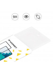 Wozinsky supertuff hellim härdat glas helskärm med ramfodral vänlig Motorola Moto Edge 20 Lite - Svart