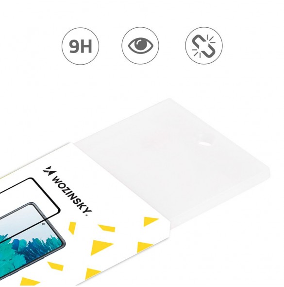 Wozinsky supertuff hellim härdat glas helskärm med ramfodral vänlig Motorola Moto Edge 20 - Svart