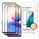 Wozinsky 2x härdat glas Hellim Super Tuff Skärmskydd Heltäckt med Ramfodral Friendly för Xiaomi Redmi Note 10 5G / Poco M3 Pro