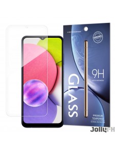 JollyFX Tempered Glass 9H skärmskydd för Samsung Galaxy A03s (förpackning – kuvert)