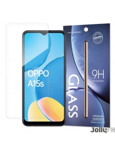 JollyFX Tempered Glass 9H skärmskydd för Oppo A15s / A15 (förpackning – kuvert)