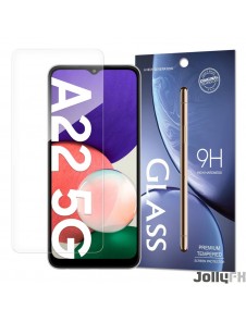 JollyFX Tempered Glass 9H skärmskydd för Samsung Galaxy A22 5G (förpackning – kuvert)