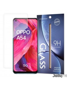 JollyFX Tempered Glass 9H skärmskydd för Oppo A54 5G (förpackning – kuvert)