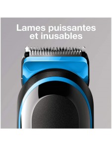 Braun MGK3042 7 in 1 skägg / hår trimmer Svart / Blå