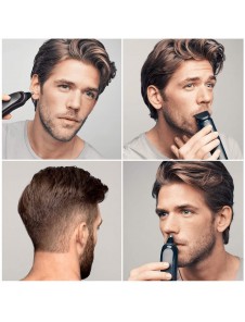 Braun MGK3042 7 in 1 skägg / hår trimmer Svart / Blå