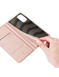 DUX DUCIS Skin Pro Bookcase-typfodral för Samsung Galaxy A41 - Rosa