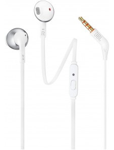 JBL T205  In-Ear Headphones with In-Line Microphone - Vit