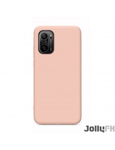 JollyFX Silikonfodral Mjukt flexibelt gummiskydd för Xiaomi Redmi K40 Pro Plus / K40 Pro / K40 / Poco F3 / Mi 11i - Rosa