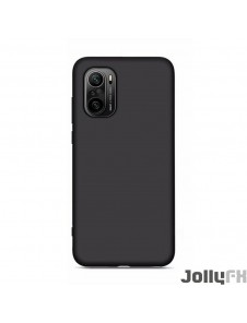 JollyFX Silikonfodral Mjukt flexibelt gummiskydd för Xiaomi Redmi K40 Pro Plus / K40 Pro / K40 / Poco F3 / Mi 11i - Svart