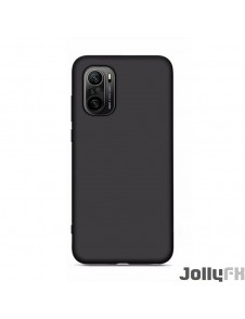 JollyFX Silikonfodral Mjukt flexibelt gummiskydd för Xiaomi Redmi K40 Pro Plus / K40 Pro / K40 / Poco F3 / Mi 11i - Svart