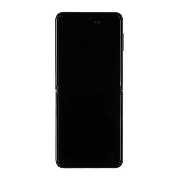 LCD-skärm + Touch Unit Samsung Galaxy Z Flip 3 5G - Svart (Service Pack)
