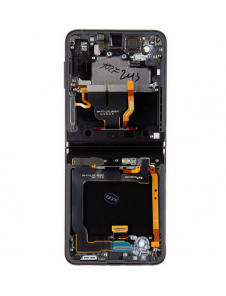 LCD-skärm + Touch Unit Samsung Galaxy Z Flip 3 5G - Svart (Service Pack)