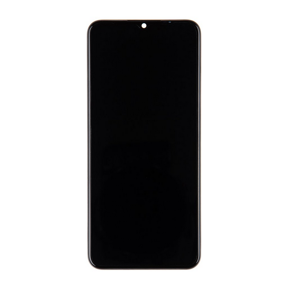 LCD-skärm + Touch Unit + Front Cover för Realme C25Y (Service Pack)