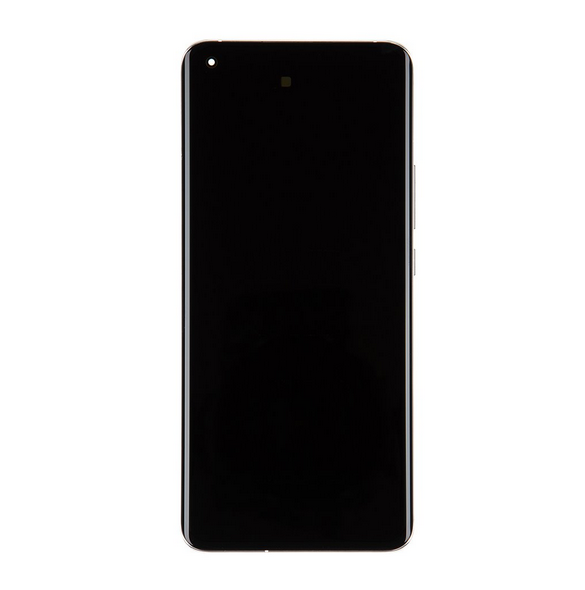 LCD-skärm + pekenhet + främre skal till Xiaomi Mi 11 - Silver (Service Pack)
