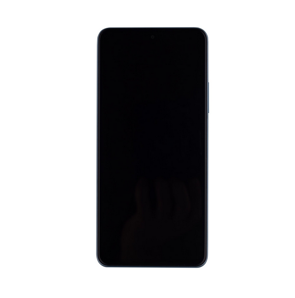 LCD-skärm + pekenhet + främre skal till Xiaomi Mi 11i/11 Pro/X Pro - Blå (Service Pack)