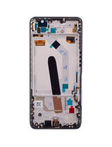 LCD-skärm + pekenhet + främre skal till Xiaomi Mi 11i/11 Pro/X Pro - Vit (Service Pack)