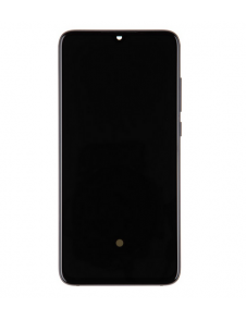 LCD-skärm + pekenhet + främre skal till Xiaomi Mi 9 Lite - Lack (Service Pack)