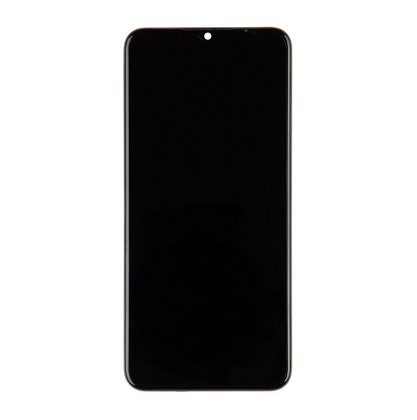 LCD-skärm + pekenhet + främre skal till Realme C21Y (Service Pack)