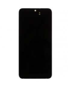 LCD-skärm + Touch Unit + Front Cover Samsung Galaxy S22 Plus - Fantomvit (Service Pack)