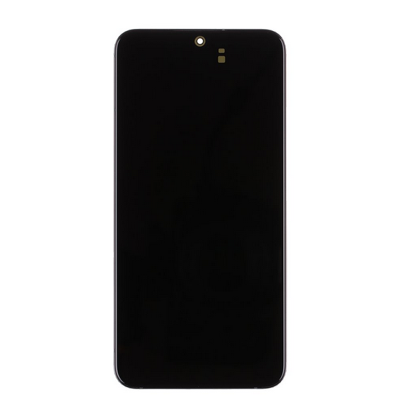 LCD-skärm + Touch Unit + Front Cover Samsung Galaxy S22 Plus - Fantomsvart (Service Pack)