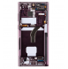 LCD-skärm Touch Unit Front Cover Samsung Galaxy S22 Ultra - Vinröd