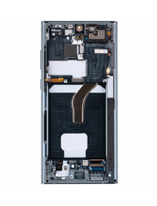 LCD-skärm + Touch Unit + Front Cover Samsung Galaxy S22 Ultra - Grön (Service Pack)