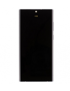 LCD-skärm Touch Unit Front Cover Samsung Galaxy S22 Ultra - fantomvit