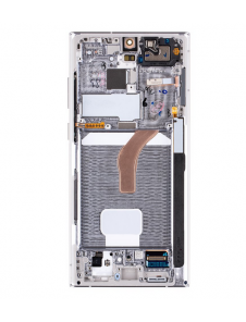 LCD-skärm Touch Unit Front Cover Samsung Galaxy S22 Ultra - fantomvit