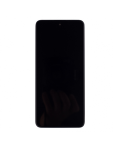 LCD-skärm + pekenhet + främre skal till Xiaomi Poco X3 GT - Svart (Service Pack)